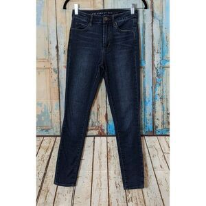 Articles of Society Womens Size 24 Blue Dark Wash Mid Rise Skinny Denim Jeans